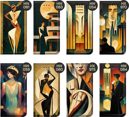 Hello Case Etui Do Honor 200 Lite 5G (Global) Art Deco Łempicka Tamara +Szkło - zdjęcie 5