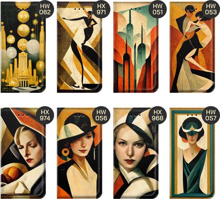 Hello Case Etui Do Honor 200 Lite 5G (Global) Art Deco Łempicka Tamara +Szkło - zdjęcie 6