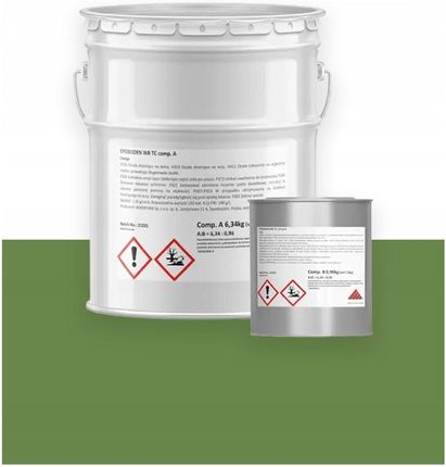 Farba Epoksydowa do Posadzki, Betonu, Garażu 7,8kg Majowy Zielony