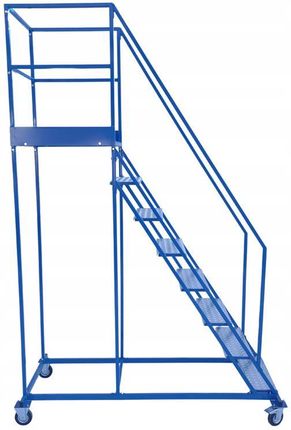 Stalowy podest roboczy, jezdny 7 stopni i platforma (standard) - zdjęcie 4