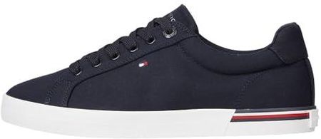 Tommy Hilfiger Damskie sneakersy Essential Stripes 954 Vulcanized, niebieski (Kosmiczny Błękit), 36 EU