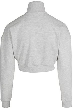 Gorilla Wear - Ocala Cropped Half-Zip bluza - czarna - kulturystyka, sport, na co dzień, na czas wolny, z nadrukiem logo, lekka i wygodna dla optymaln