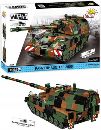 Cobi Klocki 2628 Czołg Panzerhaubitze 2000 Armed Forces 1006El.