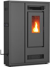Zdjęcie Thunder ARIA-BLACK Piec Stalowy Na Pellet Wolnostojący 7,5kW - Piaski