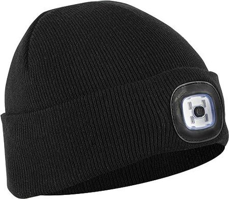 Lahti PRO Beanie czapka z podświetleniem LED na czoło, uniseks, zimowa, ciepła czapka zimowa, czapka z dzianiny na spacery, do biegania, na kemping, d