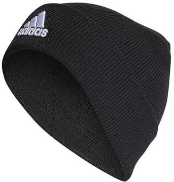 adidas Czapka beanie z logo, czarny/biały, XS