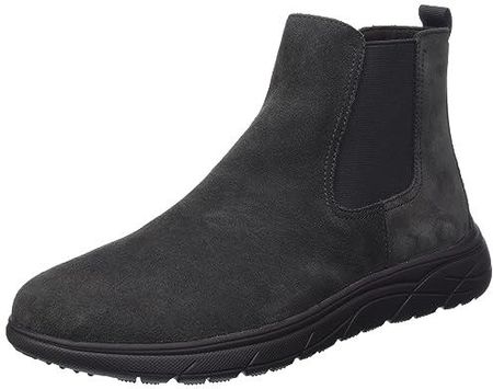 Geox Męskie buty U Portello Ankle Boot, Mud, 46 EU