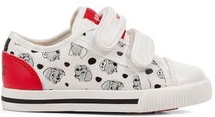 Geox Niemowlęta B Kilwi Girl C Sneakers, White/RED, 22 EU, Bia?y czerwony, 22 EU