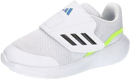 adidas Unisex Baby RunFalcon 3.0 Hook-and-Loop Sneakers, FTWR White/Core Black/Bright Royal, 22 EU, Ftwr White Core Black Bright Royal, 22 EU