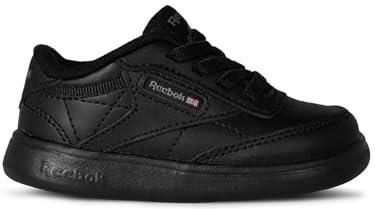 Reebok Club C, Trampki Unisex dla niemowląt, Core Black/Core Black/Core Black, 26 EU, Rdzeń Czarny Rdzeń Czarny Czarny, 26 EU