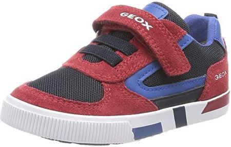 Geox Baby Boy B Kilwi Boy Sneaker, Red Navy, 20 EU