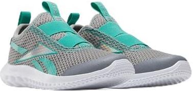 Reebok Rush Runner Slip-on Running, GREY3/UNLEASHEDGREEN/WHITE, 32 EU, Grey3 Unleashedgreen biały, 32 EU