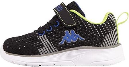 Kappa Deutschland Unisex Baby STYLECODE: 280005M ARLO M Sneaker, Black/Blue, 20 EU, black blue, 20 EU