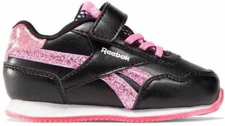 Reebok Royal CL Jog 3.0 1V, Trampki dla niemowląt-dziewcząt, Black/TRUPNK/FTWWHT, 23 EU, Black Trupnk Ftwwht, 23 EU