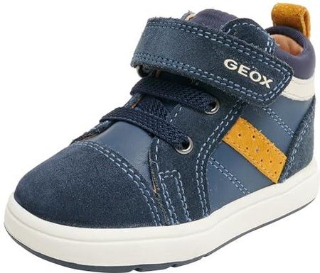 Geox Baby Chłopcy B Biglia Boy A Sneaker, Navy Curry, 21 EU