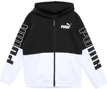 PUMA POWER Colorblock bluza z kapturem na zamek błyskawiczny FL B