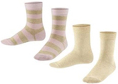 Falke Calzini Mixed Stripe K So Unisex Per Bambini E Ragazzi – Cotone A Righe, Alti Al Polpaccio, Vestibilità Perfetta, OEKO-TEX