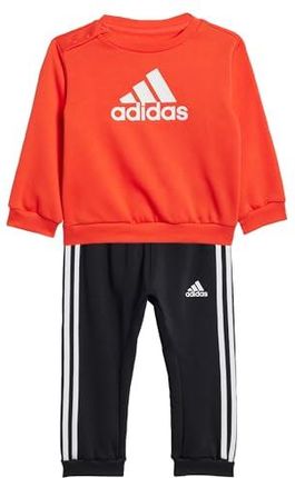 adidas Unisex Baby Badge of Sport Logo Młodzież Jogger, czerwony/biały (Bright Red/White), 68