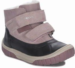 Geox Boy's B OMAR Girl WPF C Botki, czarne/różowe, 22 EU, Czarny, różany, 6 UK Child