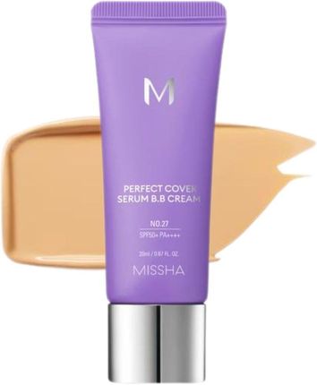 Missha M Perfect Cover Krem BB z serum SPF50+ odcień 27 - 20 ml