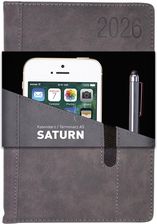 Zdjęcie Opus Saturn kalendarz biurowy A5 terminarz 2026 czarny - Sieradz