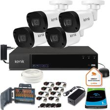 Zdjęcie Kenik Zestaw Monitoringu 4W1 4 Kamery 5Mpx (Z31227) - Dobrodzień
