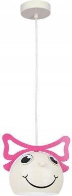 Luminex 3385 Żyrandol Bambini Girl Pink Bow 1Xe27