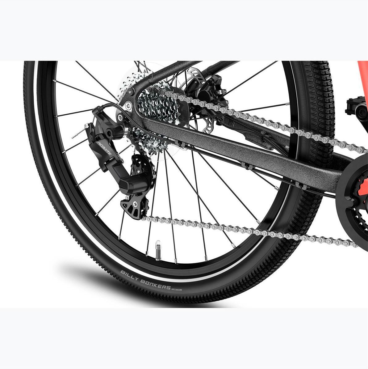 фото Велосипед гірський (MTB) Woom 5 Explorer 24 Neon Coral