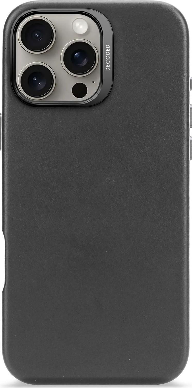 DEMIU iPhone 16 Pro Max レザーケース ブラック iPhone16ProMaxスマートフォンケース