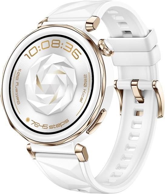 HUAWEI ＷＡＴＣＨ　ＧＴ5Ｐｒｏ HUAWEI Watch GT 5 Pro Elegant 42mm Biało-złoty Smartwatch