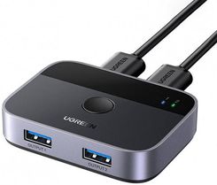 Zdjęcie Przełącznik / Switch USB 3.0 (2x2) Ugreen CM757, 5 Gbps + 2x kabel USB 1.5m - Bielsko-Biała