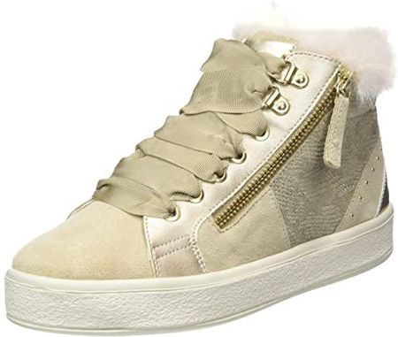 Geox D Leelu' C damskie sneakersy, Lt Taupe, 38 EU