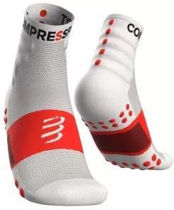 Skarpetki Treningowe Compressport, 2 Pary, Białe T4