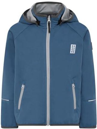 LEGO Jungen Kurtka softshell 8.000 Wassersäule Atmungsaktiv Winddicht LWSeferit 200 kurtka shellowa, 612 Faded Blue, 116