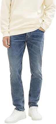 TOM TAILOR Denim Męskie Jeansy 202212 Piers Slim, 10280 - Light Stone Wash Denim, 32W / 32L