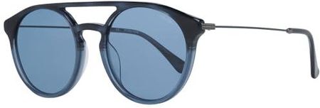 Police Clint 1 Okulary przeciwsłoneczne, Crystal Blue-Metalized Blue, 53 Unisex, Crystal Blue - Metalized Blue, 53