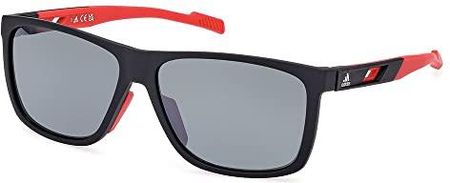 SP0067 okulary przeciwsłoneczne, 6005d Black/Red Pol [Gb7384]