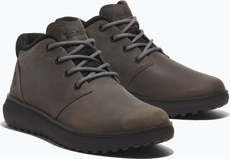 Buty męskie Timberland Hudson Road Mid Lace Chukka dark grey full grain | WYSYŁKA W 24H | 30 DNI NA ZWROT Zima 2024