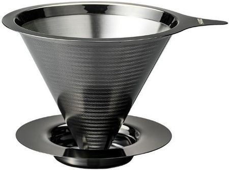 Hario Double Mesh Metal Dripper Metalowy Z Filtrem Grafitowy (2501010113)