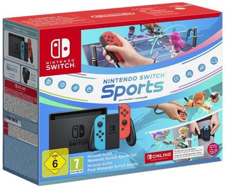 Nintendo Switch Joy-Con v2 Czerwono-niebieski Sports Set + Nintendo Online 365dni