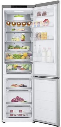 Lodówka LG GBV7280AMB Pełny No Frost  z zamrażalnikiem dolnym  203cm   Inox - zdjęcie 2