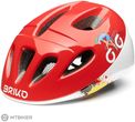 Dziecięcy kask rowerowy Briko FURY A14 czerwono-biały (XS-S (46 - 54 cm)),  czerwony