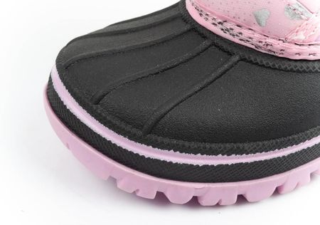 Lee Cooper Śniegowce dziecięce dla dziewczynki ocieplane LCJ-24-44-2863K Różowe - zdjęcie 3