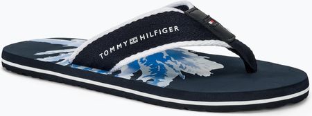 Japonki męskie Tommy Hilfiger Palm Print Beach Sandal desert sky | WYSYŁKA W 24H | 30 DNI NA ZWROT Wiosna 2024