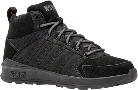 K-Swiss Vista Trainer Mid - Buty Męskie Skórzane Czarne 07145-010-M , Rozmiar: EU 44 UK 9.5