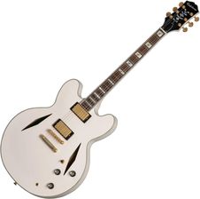 Epiphone Emily Wolfe Sheraton White Wolfe Aged Bone White Gitara semi-akustyczna