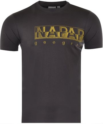 Napapijri T-Shirt meski NP0A4F9N Grafitowy