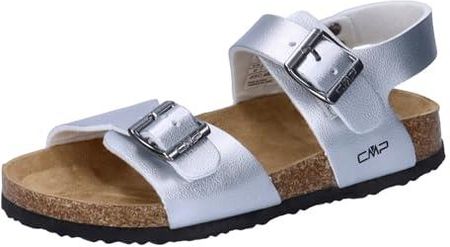 CMP Kids Raisho Sandal, Sport, Silver, 33 EU, Srebrny, 33 EU