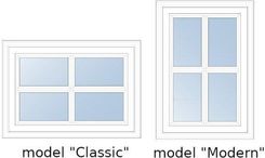 Zdjęcie Przeszklenie Do Modelu „Classic” Lub &Quot;Modern&Quot; - Do Wyboru Typ 3 - Babimost