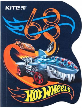 Kite Notes Pamiętnik 60 Arkuszy Kratka Czarny Hot Wheels